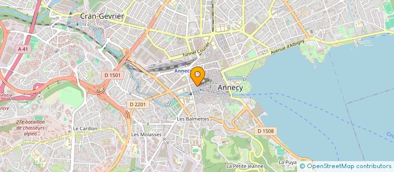 localisation de l'entreprise PUISSANCE 3 MOTO à ANNECY