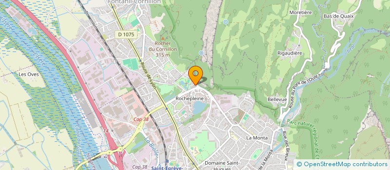 localisation de l'entreprise PUISSANCE 4 à SAINT-EGREVE
