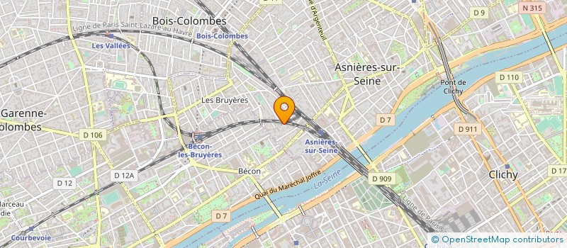 localisation de l'entreprise PUISSANCE 5 - SERVINCO à ASNIERES-SUR-SEINE