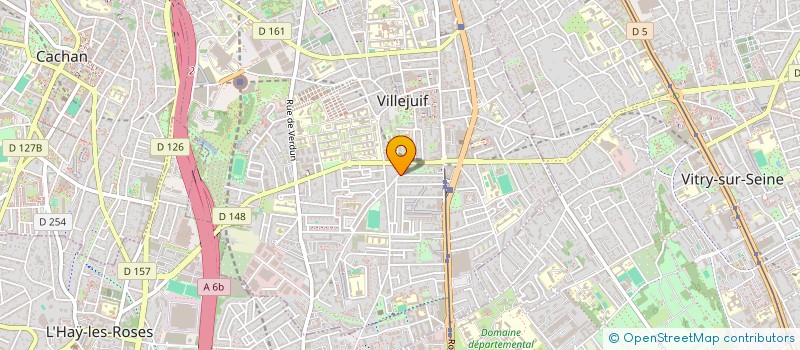 localisation de l'entreprise PUISSANCE 6 à VILLEJUIF