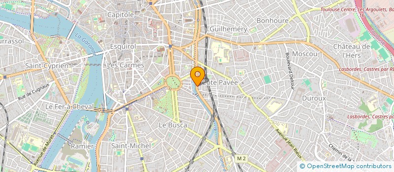 localisation de l'entreprise PUISSANCE 8  TOULOUSE
