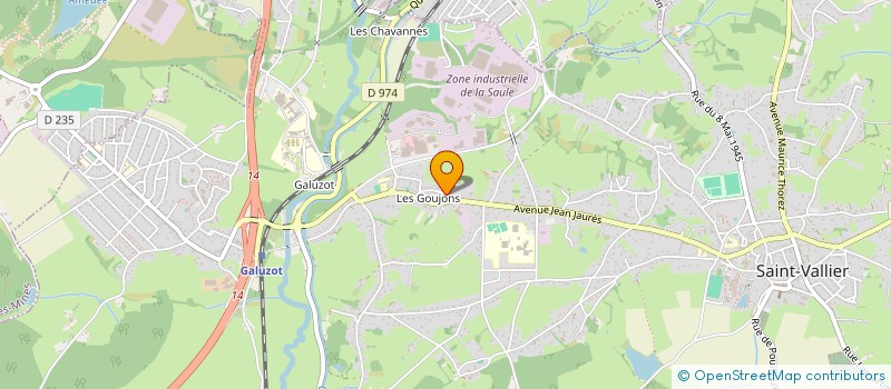 localisation de l'entreprise PUISSANCE CITOYENNE 71  SAINT-VALLIER