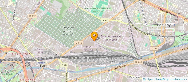 localisation de l'entreprise PUISSANCE ENERGY à BOBIGNY