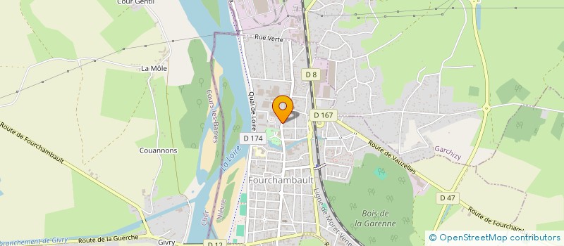 localisation de l'entreprise PUISSANCE FITNESS CLUB à FOURCHAMBAULT