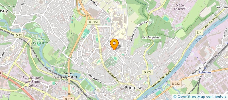 localisation de l'entreprise PUISSANCE NEJ  PONTOISE