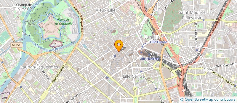 localisation de l'entreprise PUISSANCE NORD  LILLE