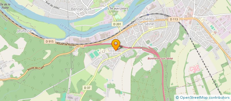 localisation de l'entreprise PUISSANCE VERTE IRVE  BONNIERES-SUR-SEINE