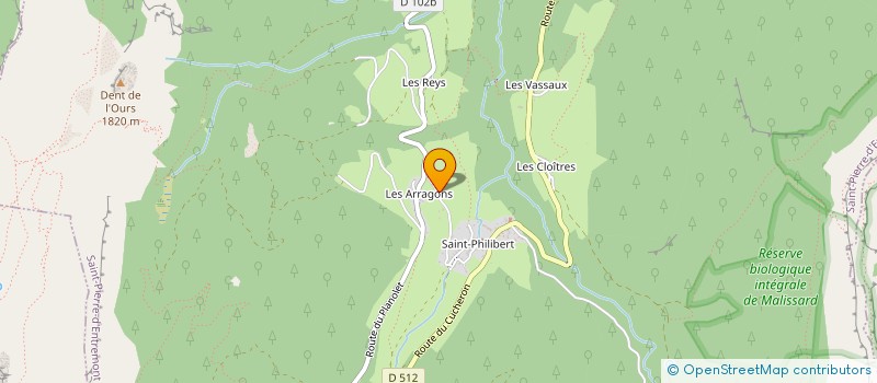 localisation de l'entreprise PUISSANT FRERES à SAINT-PIERRE-D'ENTREMONT