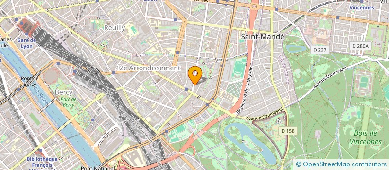 localisation de l'entreprise PUISVERS SARL  PARIS