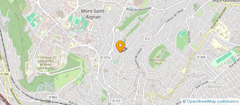 localisation de l'entreprise PUITS COMMUN 2  MONT-SAINT-AIGNAN