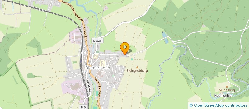 localisation de l'entreprise PUITS D'EAU VIVE  DEHLINGEN