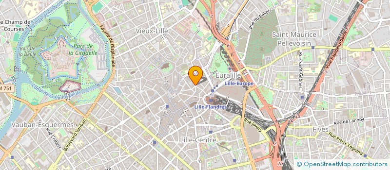 localisation de l'entreprise PUITS D'ESPOIR  LILLE