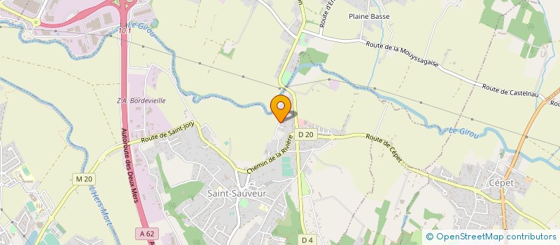 localisation de l'entreprise PUITS JULIEN ENVIRONNEMENT à SAINT-SAUVEUR