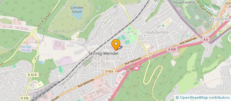 localisation de l'entreprise PUITS STE MARTHE  STIRING-WENDEL