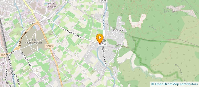 localisation de l'entreprise PUJANTE TERRASSEMENT à CAVAILLON