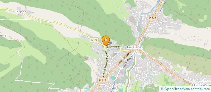 localisation de l'entreprise PUJATISS à LAVELANET