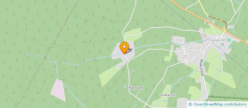 localisation de l'entreprise PUJEAU-VALLET  SALAUNES