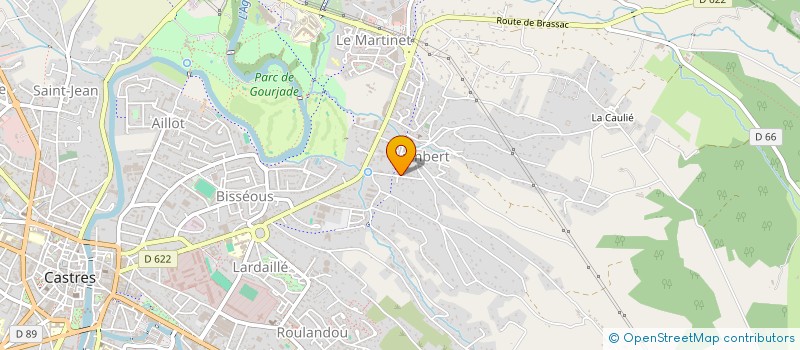 localisation de l'entreprise PUJOL INVEST  CASTRES