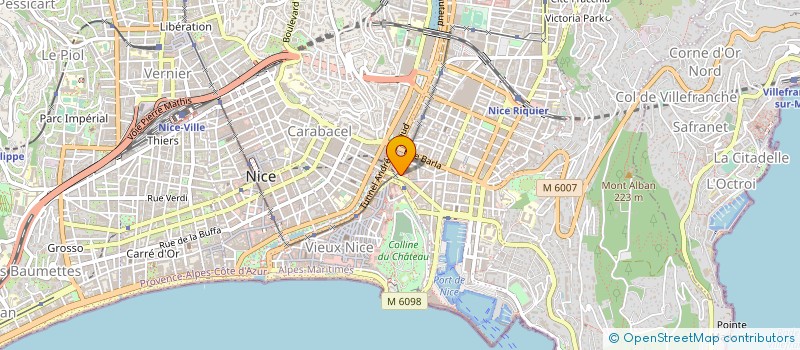 localisation de l'entreprise PUJOLLE à NICE