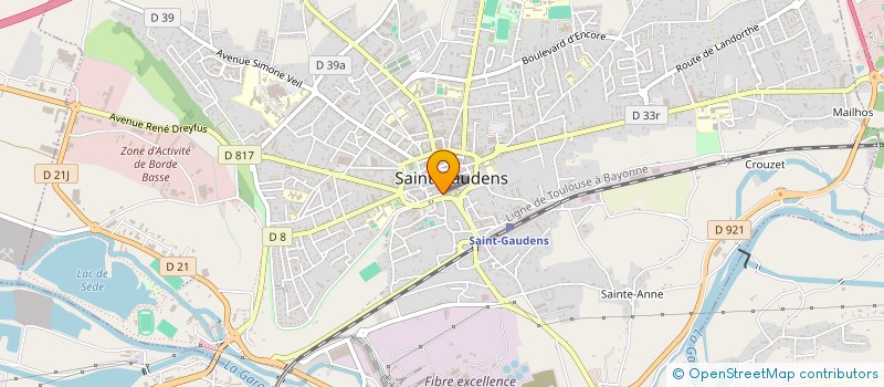 localisation de l'entreprise PUJOLLE LEON IMMEU à SAINT-GAUDENS