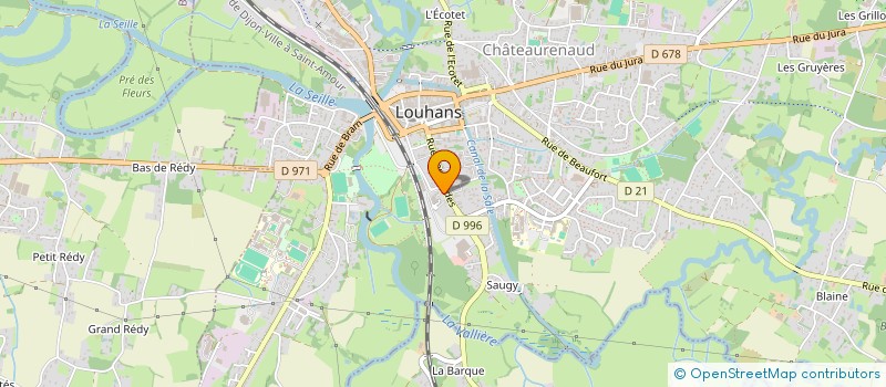 localisation de l'entreprise PUKWA à LOUHANS
