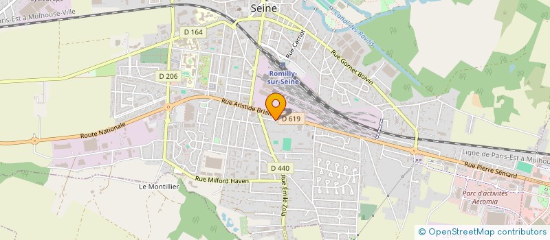 localisation de l'entreprise PULCHER à ROMILLY-SUR-SEINE