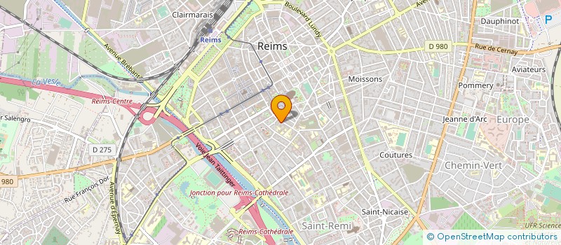 localisation de l'entreprise PULCINELLA  REIMS