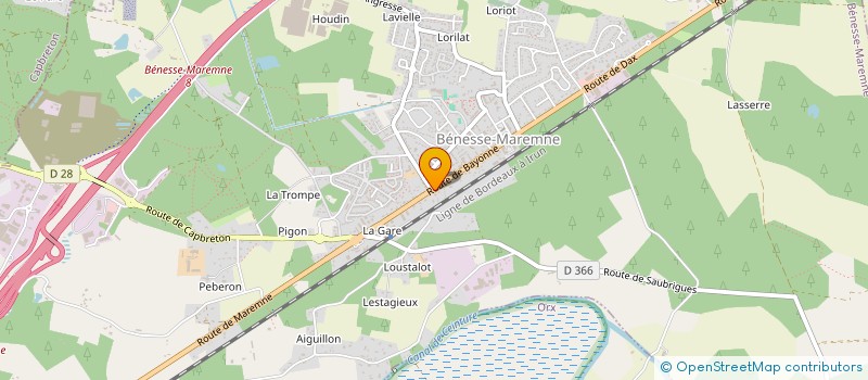 localisation de l'entreprise PULCINELLA  SAINT-VINCENT-DE-TYROSSE