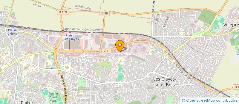 localisation de l'entreprise PULCINI ELECTRICITE  LES CLAYES-SOUS-BOIS