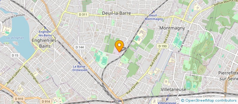 localisation de l'entreprise PULCRA à DEUIL-LA-BARRE