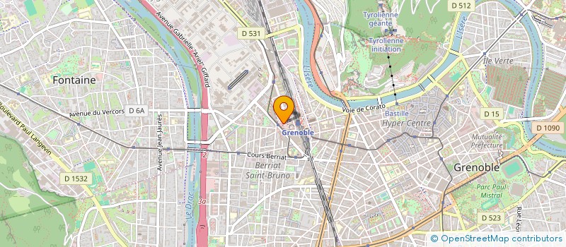 localisation de l'entreprise PULEY ENERGIE  GRENOBLE