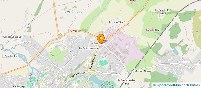 localisation de l'entreprise PULINO 3  LAMBALLE-ARMOR