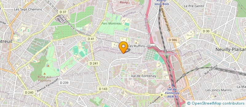 localisation de l'entreprise PULINVEST à FONTENAY-SOUS-BOIS