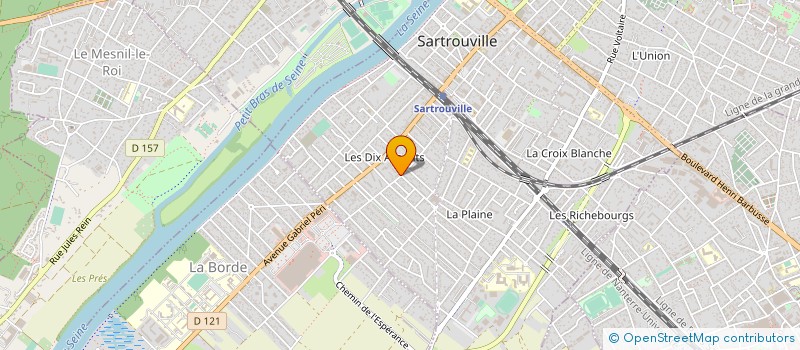 localisation de l'entreprise PULL'UP à SARTROUVILLE