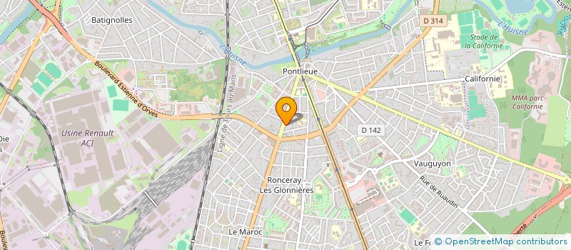 localisation de l'entreprise PULL UP EVENT  LE MANS