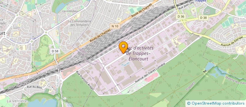 localisation de l'entreprise PULLMAX SA à TRAPPES