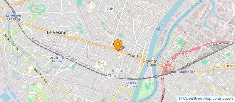 localisation de l'entreprise PULLY INVEST à CHATOU