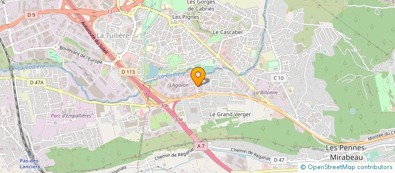 localisation de l'entreprise PULMAN NARIAT UTILISAT LOGISTIQUE à LES PENNES-MIRABEAU