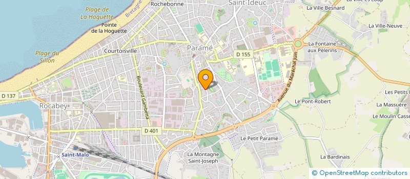 localisation de l'entreprise PULP'  SAINT-MALO