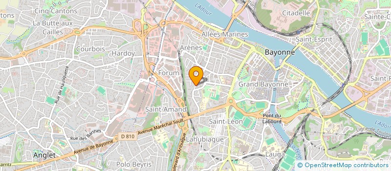 localisation de l'entreprise PULP DISTRIBUTION à BAYONNE