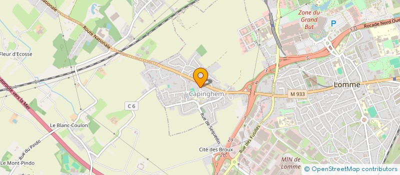 localisation de l'entreprise PULP FRUITS à LILLE