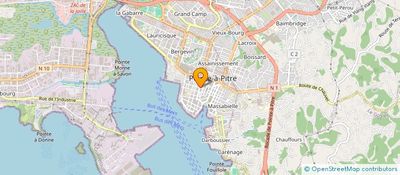 localisation de l'entreprise PULP VISION à POINTE A PITRE