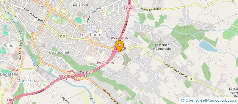 localisation de l'entreprise PULPE à MONTAUBAN
