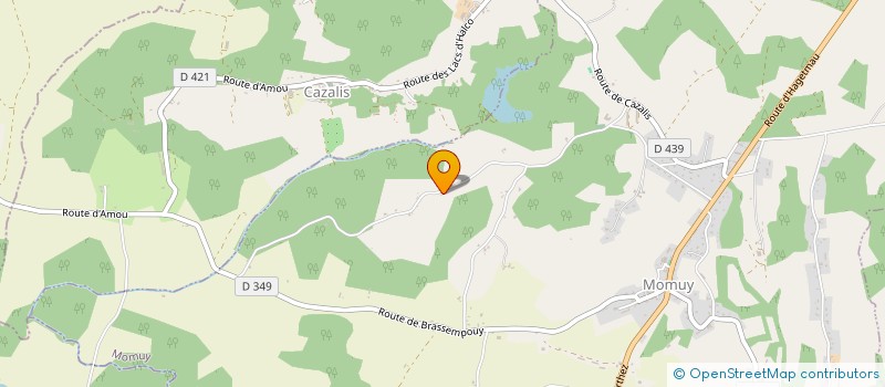 localisation de l'entreprise PULPI  HAGETMAU