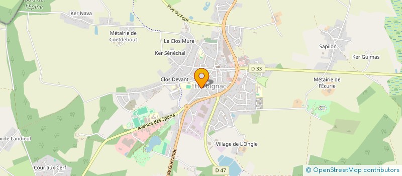 localisation de l'entreprise PULPISSIMO à HERBIGNAC