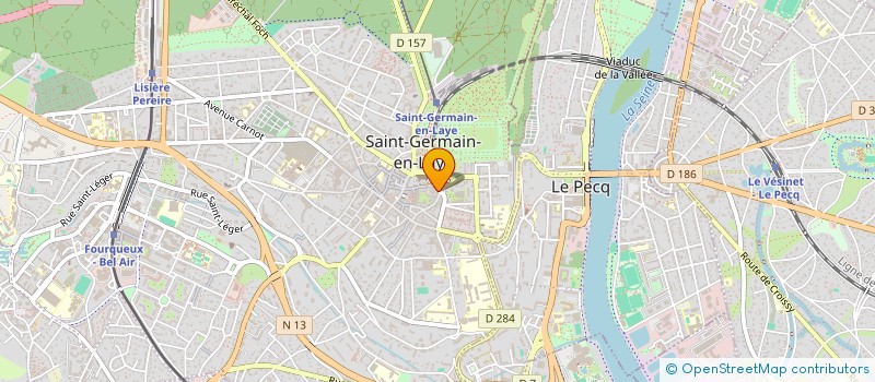 localisation de l'entreprise PULS'ART à SAINT-GERMAIN-EN-LAYE
