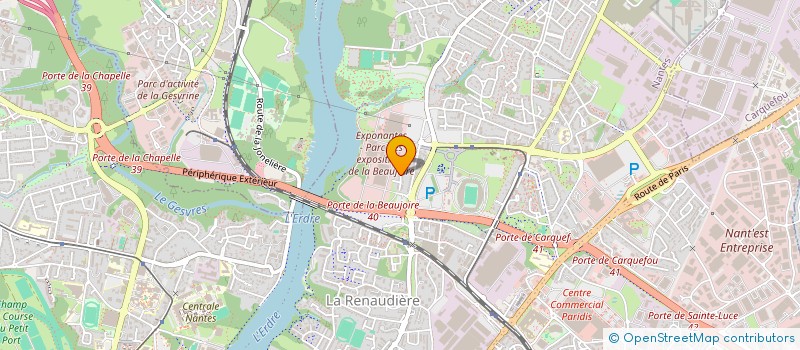 localisation de l'entreprise PULS'ART  NANTES