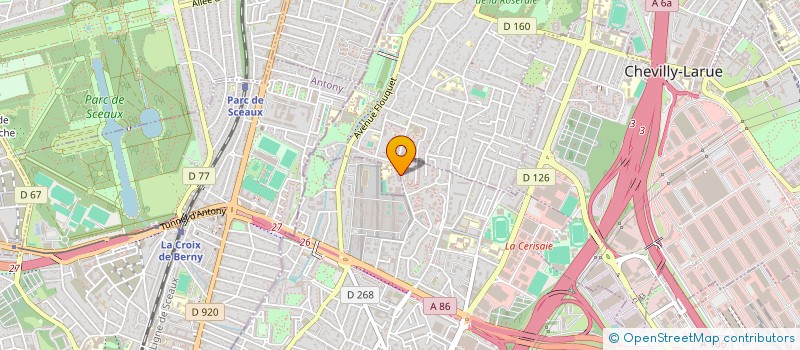 localisation de l'entreprise PULS CLIM SERVICES à L'HAY-LES-ROSES