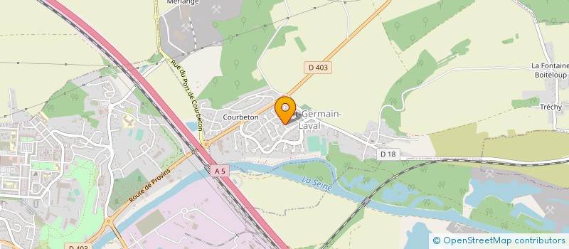 localisation de l'entreprise PULS ELEC SARL  SAINT-GERMAIN-LAVAL