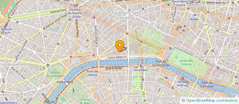 localisation de l'entreprise PULSAR  PARIS